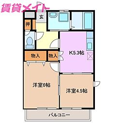 ファミール下之宮1 2階
