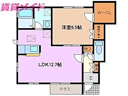 🉐敷金礼金0円！🉐ブルースカイ　Ｂ棟