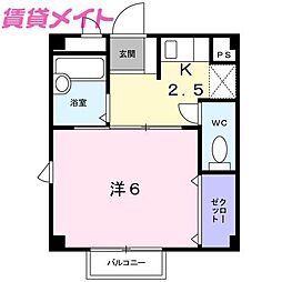 スパシオ川原II 2階/-