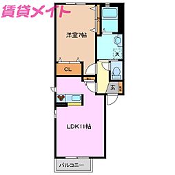 サミット D棟 1階/-