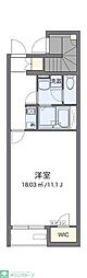 CLEINOプルメリア23 1Kの間取図画像