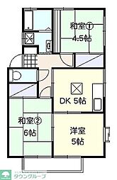 エクセルすみれ平 3DKの間取図画像