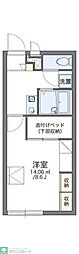 レオパレスHIRO 1Kの間取図画像