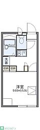 レオパレスフジミハイツC 1Kの間取図画像