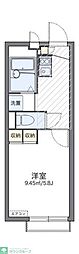 レオパレスグルーテンC 1Kの間取図画像