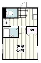 ジュネス鵠沼 1Kの間取図画像
