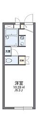 レオパレスプレミール 1Kの間取図画像