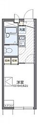 シャトーナカジマC棟 1Kの間取図画像