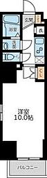 S-FORT小田原 1Kの間取図画像