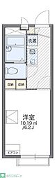いずみ東海大前 1Kの間取図画像