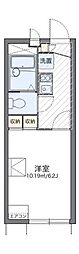 シャトーナカジマC棟 1Kの間取図画像