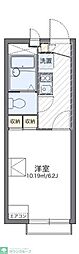 シャトーナカジマC棟 1Kの間取図画像