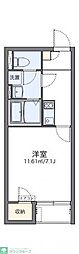 レオネクストアンフィーニ洋 1Kの間取図画像