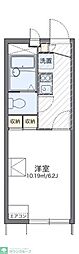 シャトーナカジマC棟 1Kの間取図画像