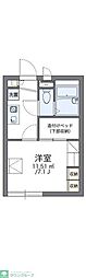 レオパレス茂 1Kの間取図画像