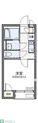 レオネクストアベーテ 1Kの間取図画像