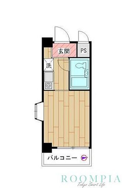 モナークマンション祐天寺 501｜東京都目黒区五本木２丁目(賃貸マンション1R・5階・16.20㎡)の写真 その2