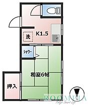 小野アパート 202 ｜ 東京都目黒区中目黒５丁目1-20（賃貸アパート1K・2階・16.20㎡） その2