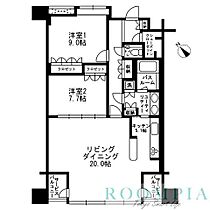 アーバンパーク代官山I/アーバンパーク代官山II 0502 ｜ 東京都渋谷区猿楽町9-8（賃貸マンション2LDK・5階・97.10㎡） その2