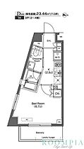 プラウドフラット学芸大学 303 ｜ 東京都目黒区目黒本町２丁目21-20（賃貸マンション1K・3階・23.44㎡） その2