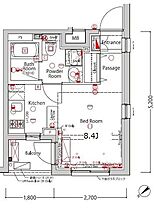 XEBEC旗の台 301 ｜ 東京都品川区旗の台５丁目10-17（賃貸マンション1K・3階・20.82㎡） その2