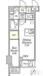 アジールコート池尻大橋 2階