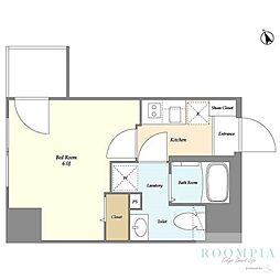 HY's品川南大井 1Kの間取図画像