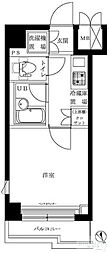 ルーブル大井町参番館 1Kの間取図画像