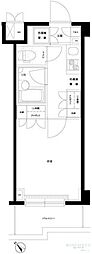 ルーブル目黒不動前 1Kの間取図画像