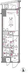 セジョリ南品川 1Kの間取図画像