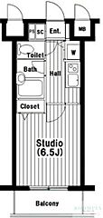 物件の間取り
