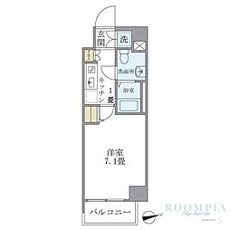 REALSUITE三軒茶屋 1Kの間取図画像