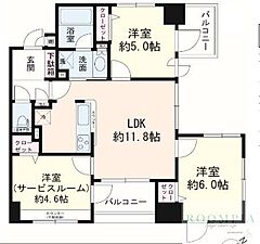物件の間取り