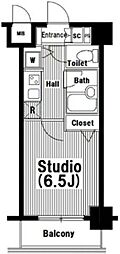 ガラ・ステージ目黒 1Kの間取図画像