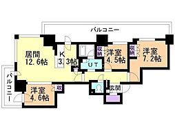 間取図画像 3LDK