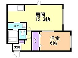 間取図画像 1LDK