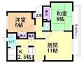 パークハイツA2階5.1万円