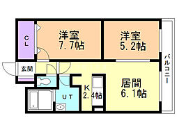シャルル壱番館 3階