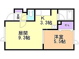 間取図画像 1LDK