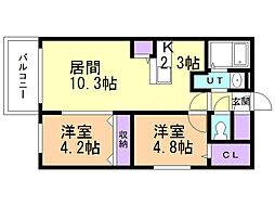 ＢＥＬＬＡＧＩＯ北22条 4階