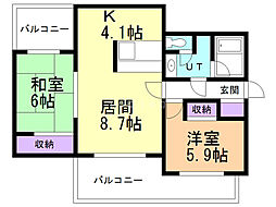 シャトー新川 6階/601