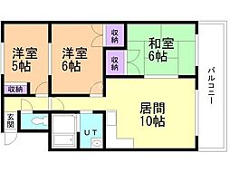 間取図画像 3LDK