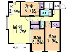 物件の間取り