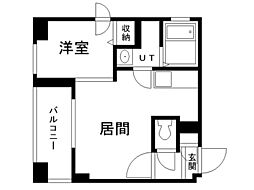 クラッセ麻生ステーション 1LDKの間取図画像