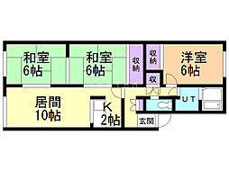 アーバンライフ27 3LDKの間取図画像