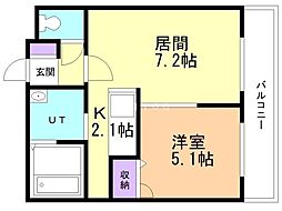 RemioPort 1LDKの間取図画像