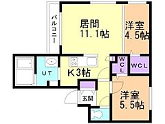 物件の間取り