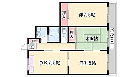 ユニオンコーポラスしんまち  ｜ 兵庫県加東市新町（賃貸アパート3LDK・2階・74.81㎡） その2