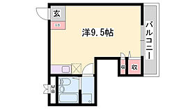 ハイツ日山  ｜ 兵庫県たつの市龍野町日山（賃貸マンション1R・2階・25.54㎡） その2