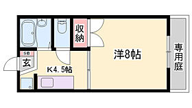 サンコーポ車崎  ｜ 兵庫県姫路市車崎1丁目（賃貸アパート1DK・1階・25.06㎡） その2